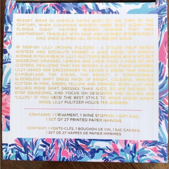 Lilly Pulitzer Cabana Cocktail Hostess Box - Picture 5 of 5